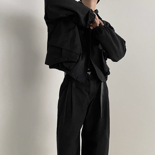 HOODED TECHNICAL JACKET - Aumori