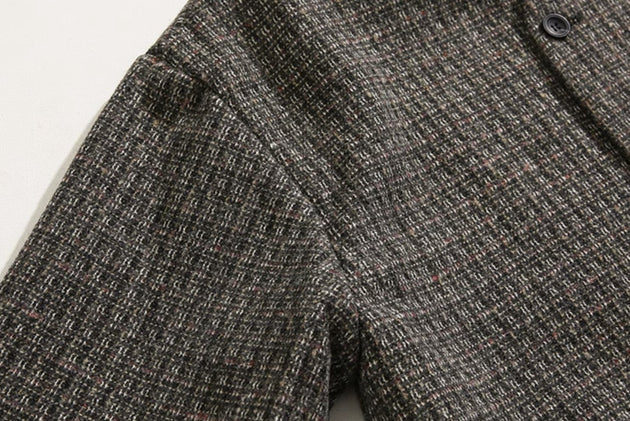 KNITTED V - NECK JACKET - Aumori