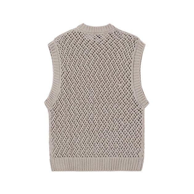 KNITTED VEST - Aumori