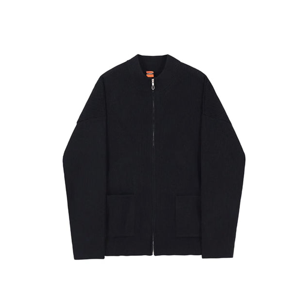KNITTED ZIP - UP JACKET - Aumori