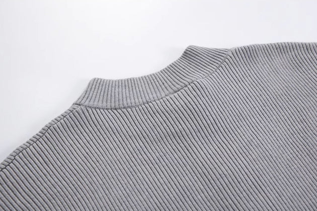 KNITTED ZIP - UP JACKET - Aumori