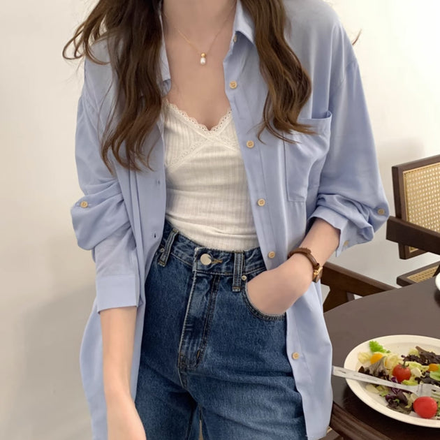 LACED SLEEVELESS TOP - Aumori