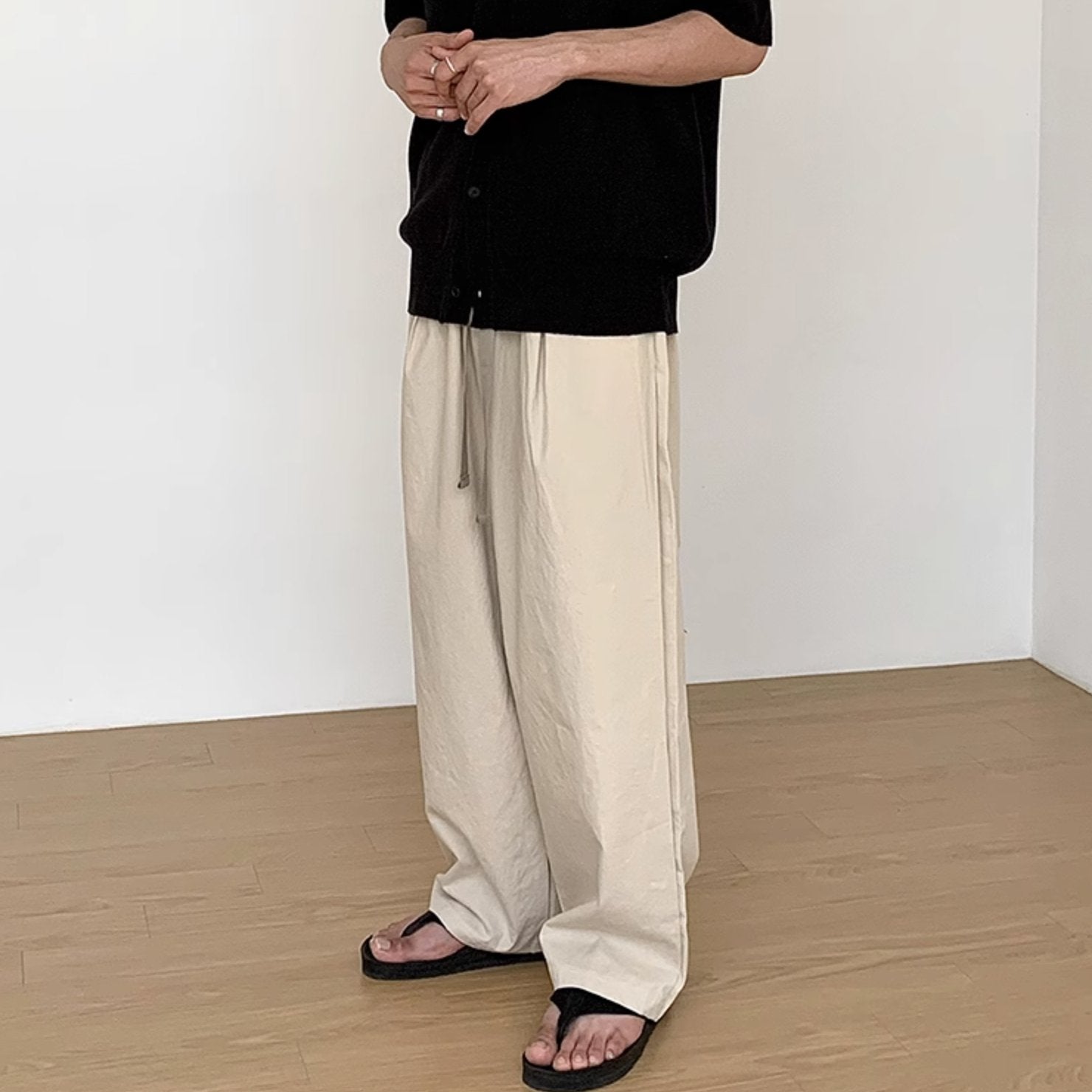 LARGE DRAWSTRING PANTS - Aumori