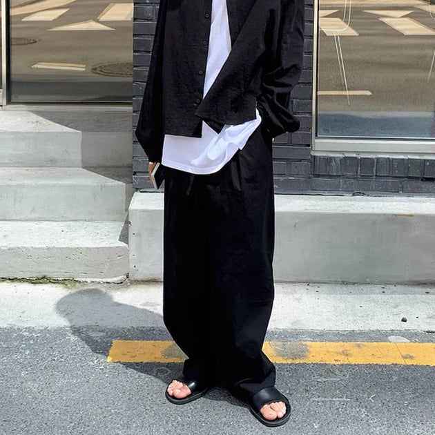 LARGE DRAWSTRING PANTS - Aumori