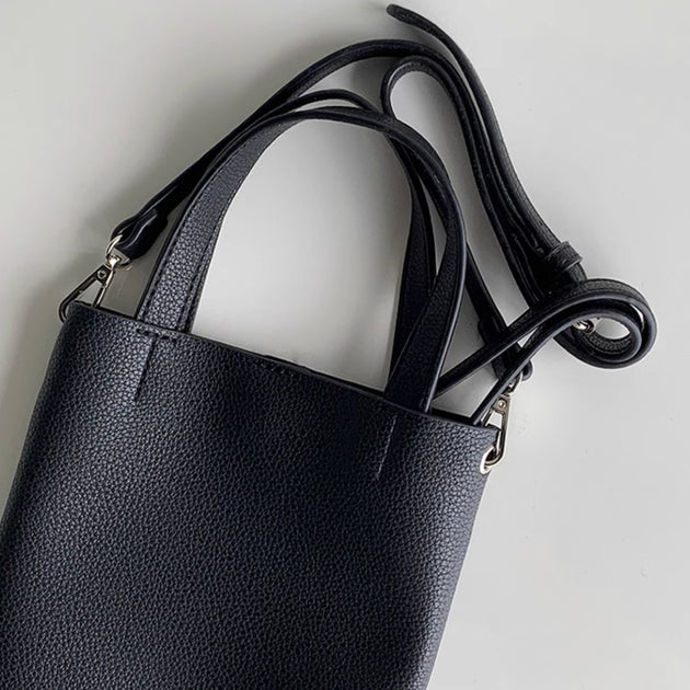 LEATHER GRAIN BAG - Aumori