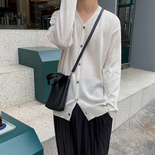 LEATHER GRAIN BAG - Aumori