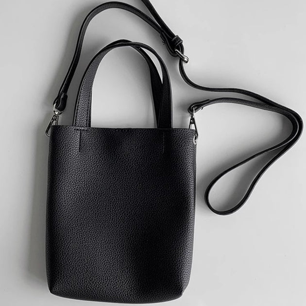 LEATHER GRAIN BAG - Aumori