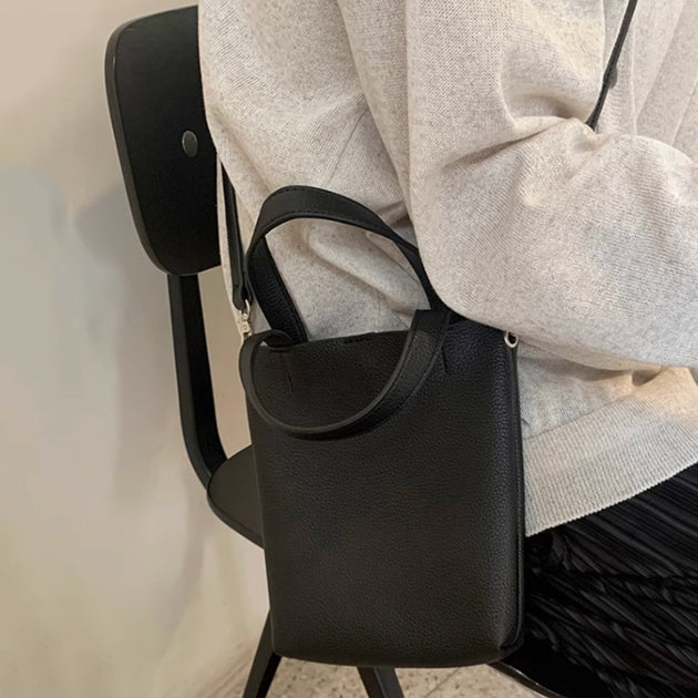 LEATHER GRAIN BAG - Aumori