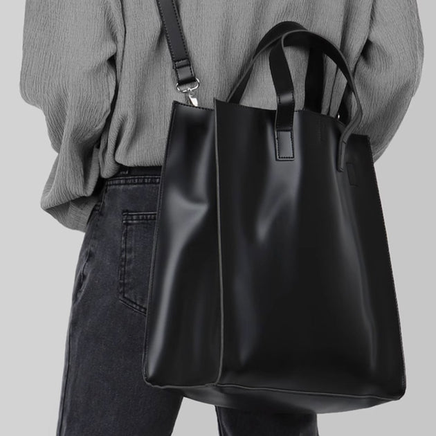 LEATHER SQUARE BAG - Aumori