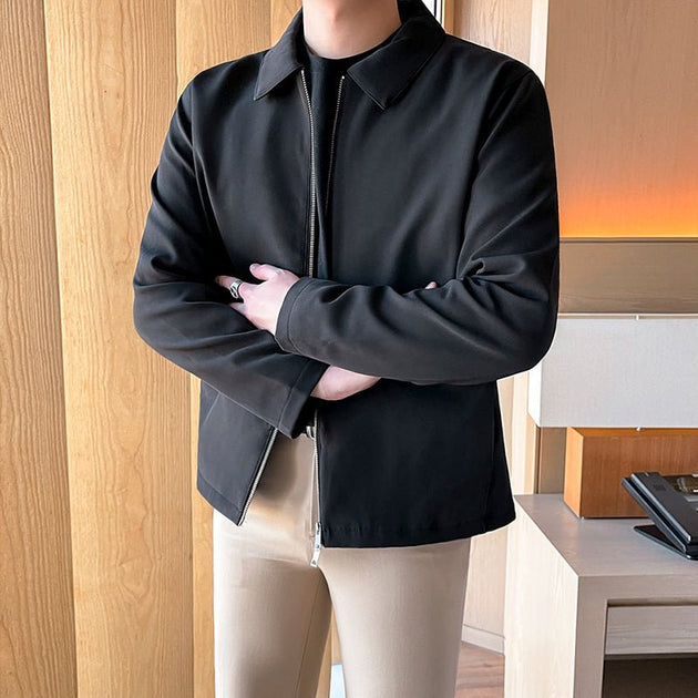 LEATHER ZIP - UP JACKET - Aumori