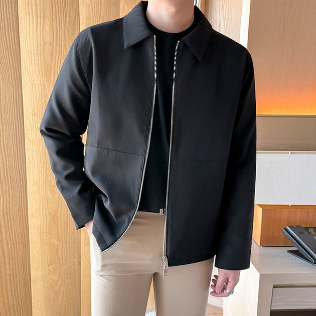 LEATHER ZIP - UP JACKET - Aumori