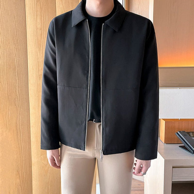 LEATHER ZIP - UP JACKET - Aumori