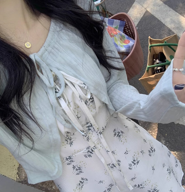 LIGHT RIBBON CARDIGAN - Aumori