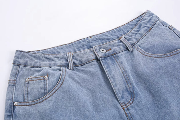 LIGHT STRAIGHT DENIM - Aumori