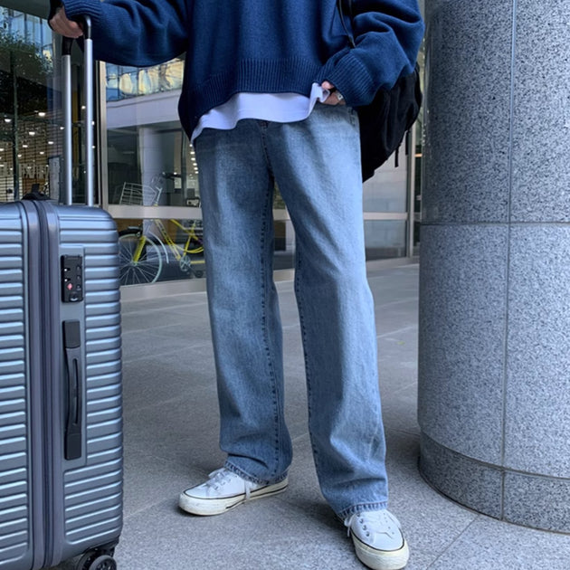 LIGHT STRAIGHT DENIM - Aumori