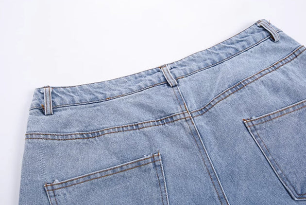LIGHT STRAIGHT DENIM - Aumori