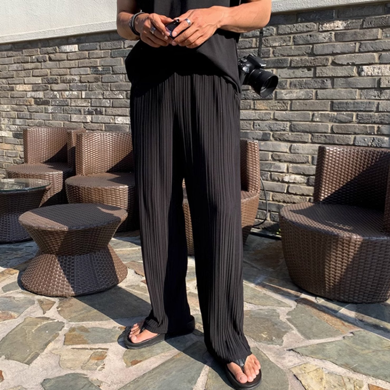 LINED PANTS - Aumori