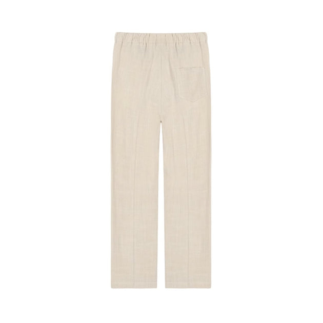 LINEN ANKLE PANTS - Aumori