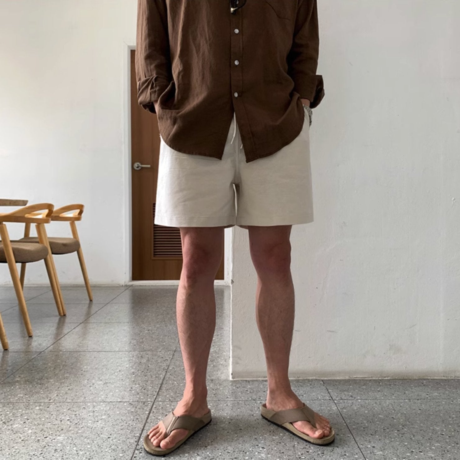 LINEN SHORTS - Aumori