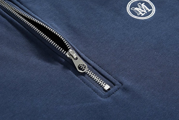 LOGO HALF ZIP - UP SWEATER - Aumori
