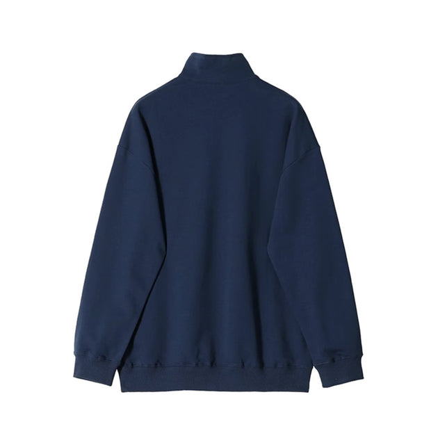 LOGO HALF ZIP - UP SWEATER - Aumori