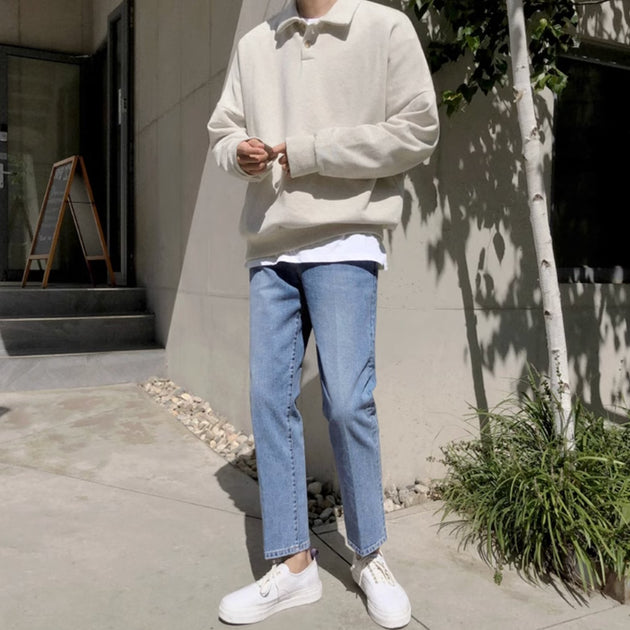 LONG SLEEVE POLO - Aumori