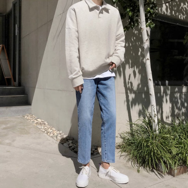 LONG SLEEVE POLO - Aumori