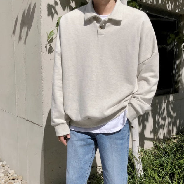LONG SLEEVE POLO - Aumori
