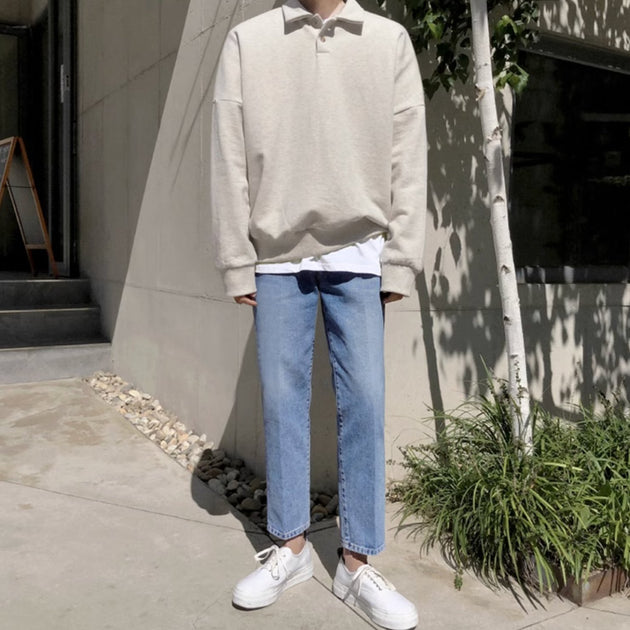 LONG SLEEVE POLO - Aumori