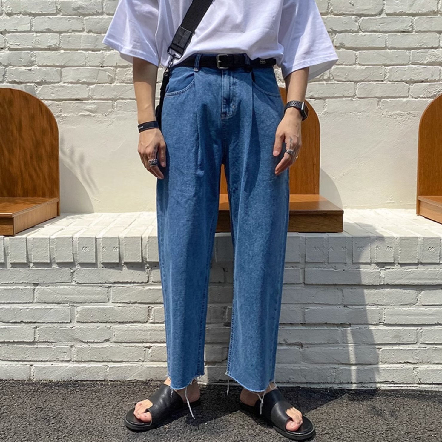LOOSE CUT JEANS - Aumori