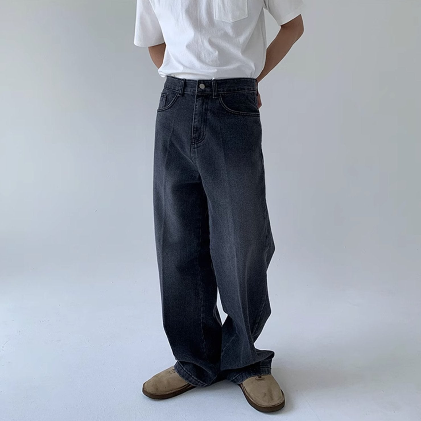 LOOSE DENIM JEANS - Aumori