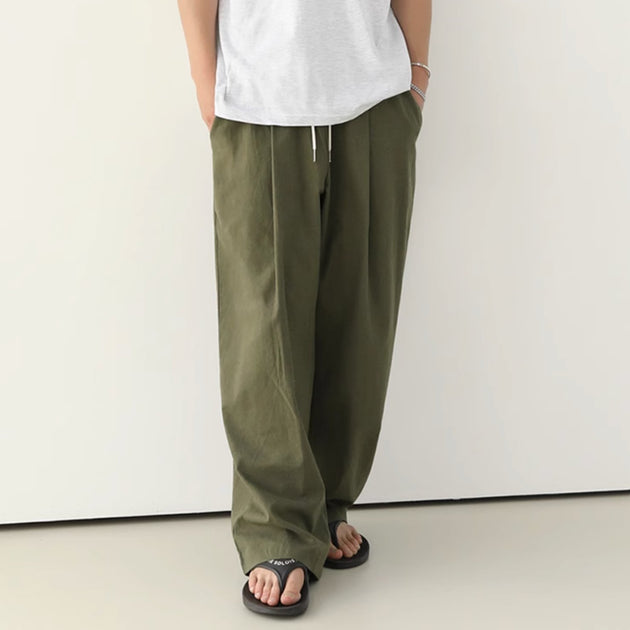 LOOSE DRAWSTRING PANTS - Aumori