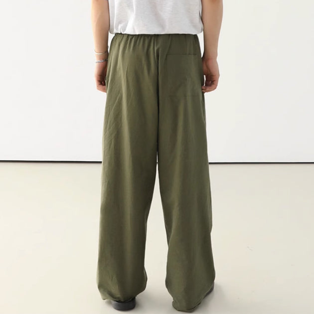 LOOSE DRAWSTRING PANTS - Aumori