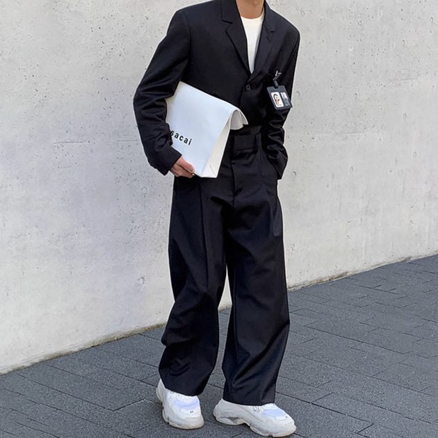LOOSE SUIT PANTS - Aumori