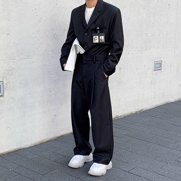 LOOSE SUIT PANTS - Aumori