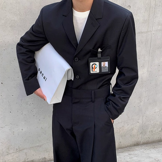 LOOSE SUIT PANTS - Aumori