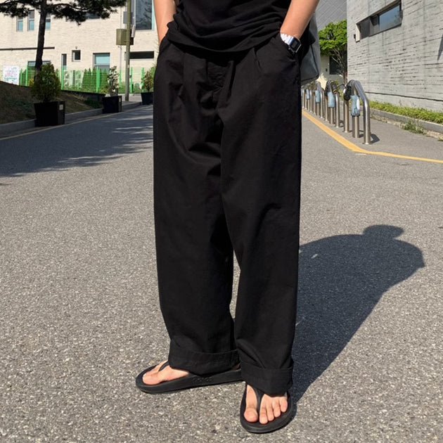 LOOSE WIDE PANTS - Aumori