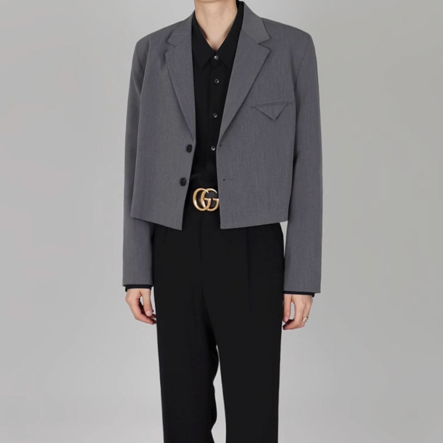low cut blazer