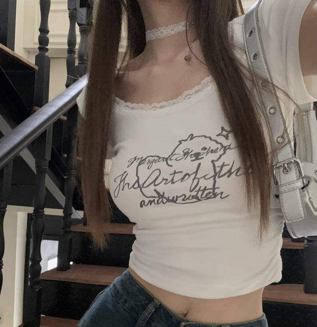 LOW CUT CAT T - SHIRT - Aumori