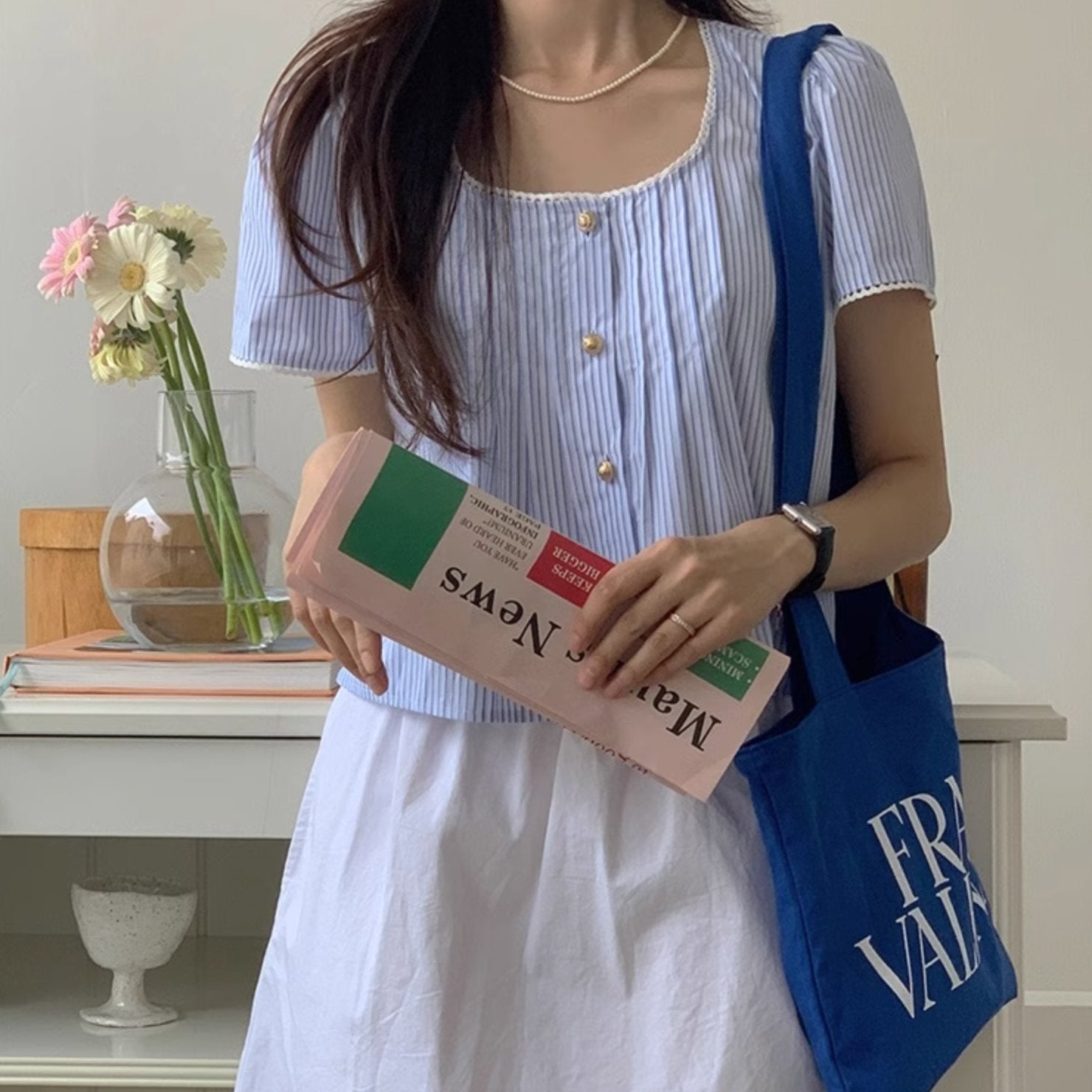 LOW NECK SUMMER TOP - Aumori