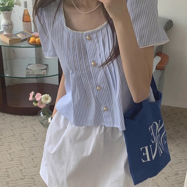 LOW NECK SUMMER TOP - Aumori