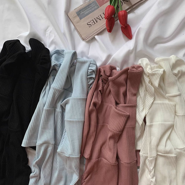 LOW NECKLINE DRESS - Aumori