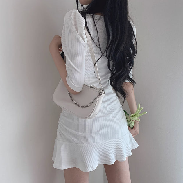 LOW NECKLINE DRESS - Aumori