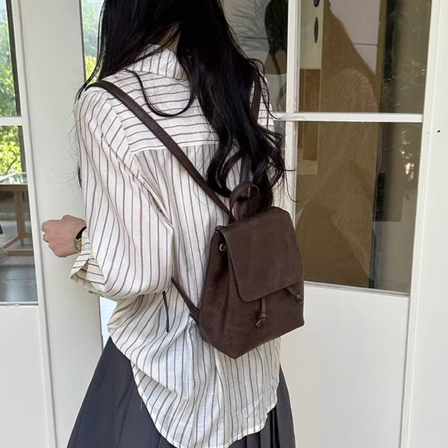 MINI LEATHER BACKPACK - Aumori