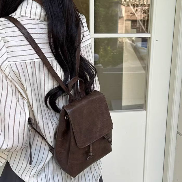 MINI LEATHER BACKPACK - Aumori
