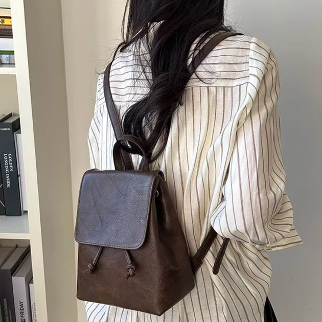 MINI LEATHER BACKPACK - Aumori
