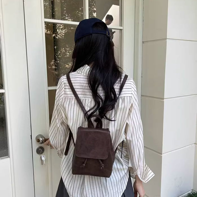 MINI LEATHER BACKPACK - Aumori