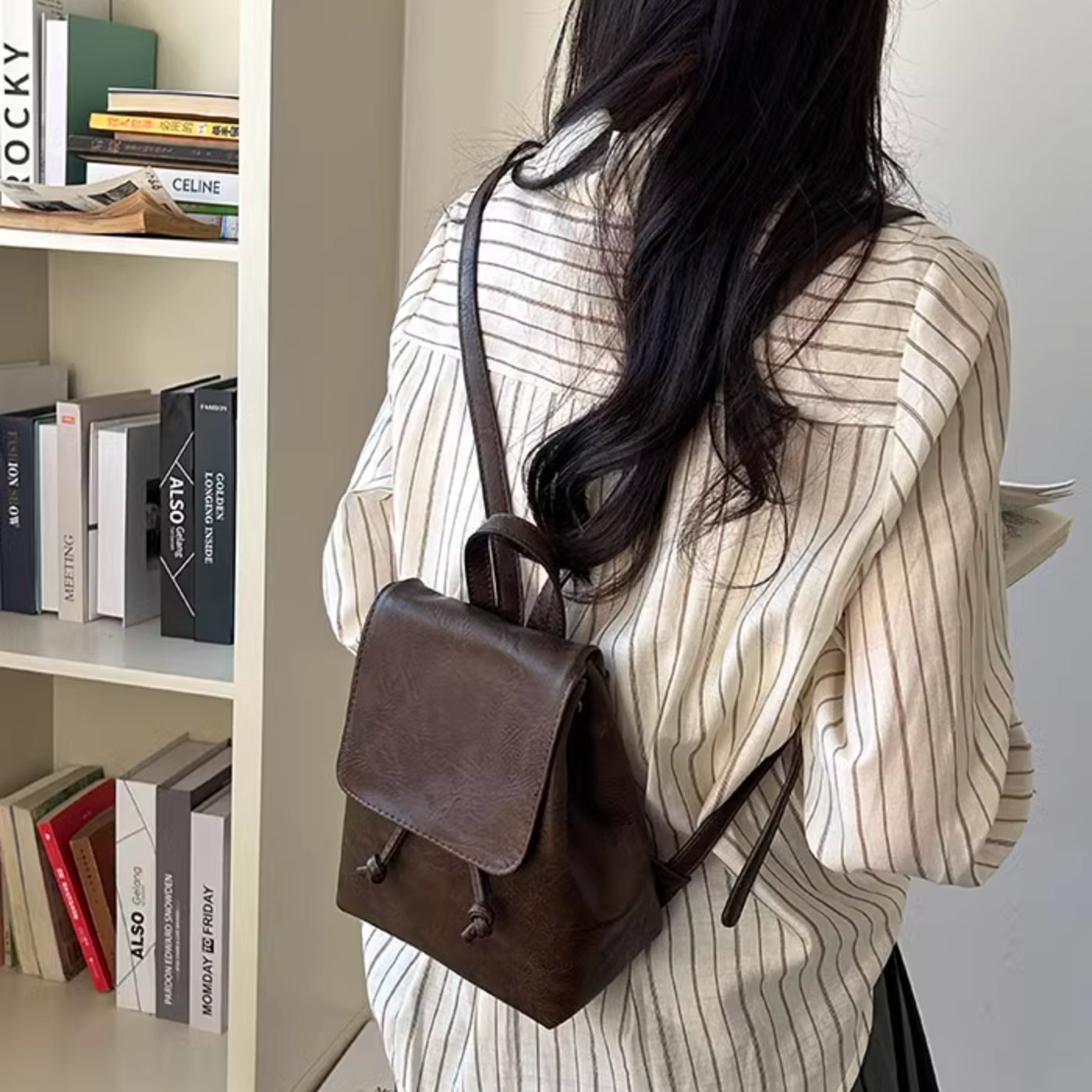 MINI LEATHER BACKPACK - Aumori