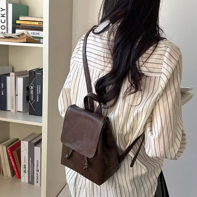 MINI LEATHER BACKPACK - Aumori