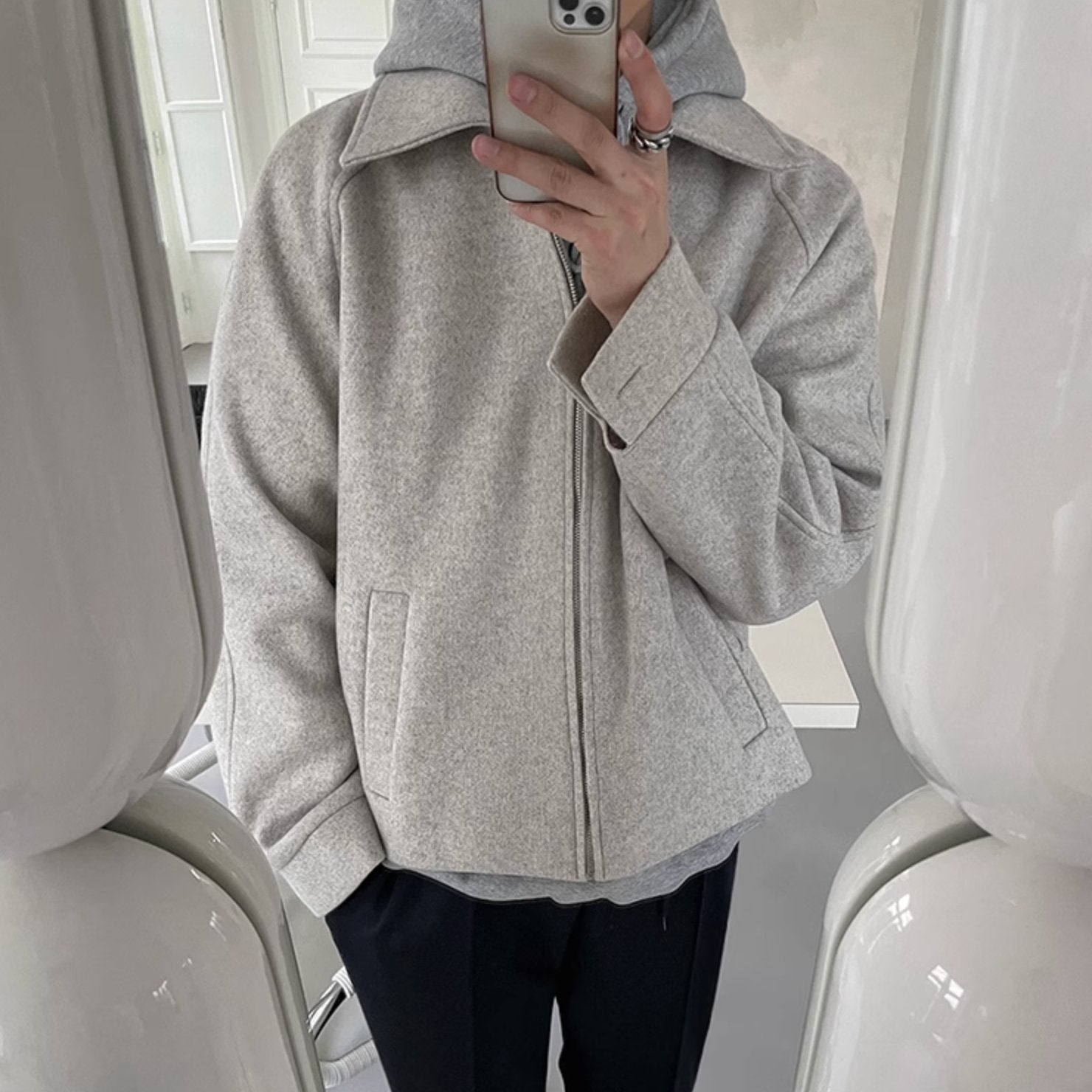 MODERN ZIP - UP JACKET - Aumori